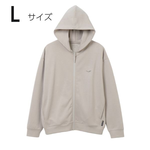 SIXPAD Recovery Wear Zip Hoodie(灰-L)
