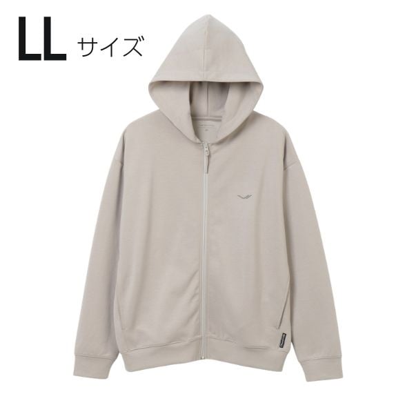 SIXPAD Recovery Wear Zip Hoodie(灰-LL)