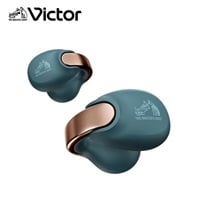 Victor　完全ワイヤレスイヤホン HA-NP1T【マイク対応/ワイヤレス（左右分離）/Bluetooth】(ティールブルー)
