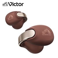 Victor　完全ワイヤレスイヤホン HA-NP1T【マイク対応/ワイヤレス（左右分離）/Bluetooth】(マルーン)