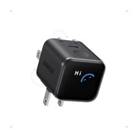 Anker Nano Charger (45W, Display, スイングプラグ)ブラック(A121DN11)