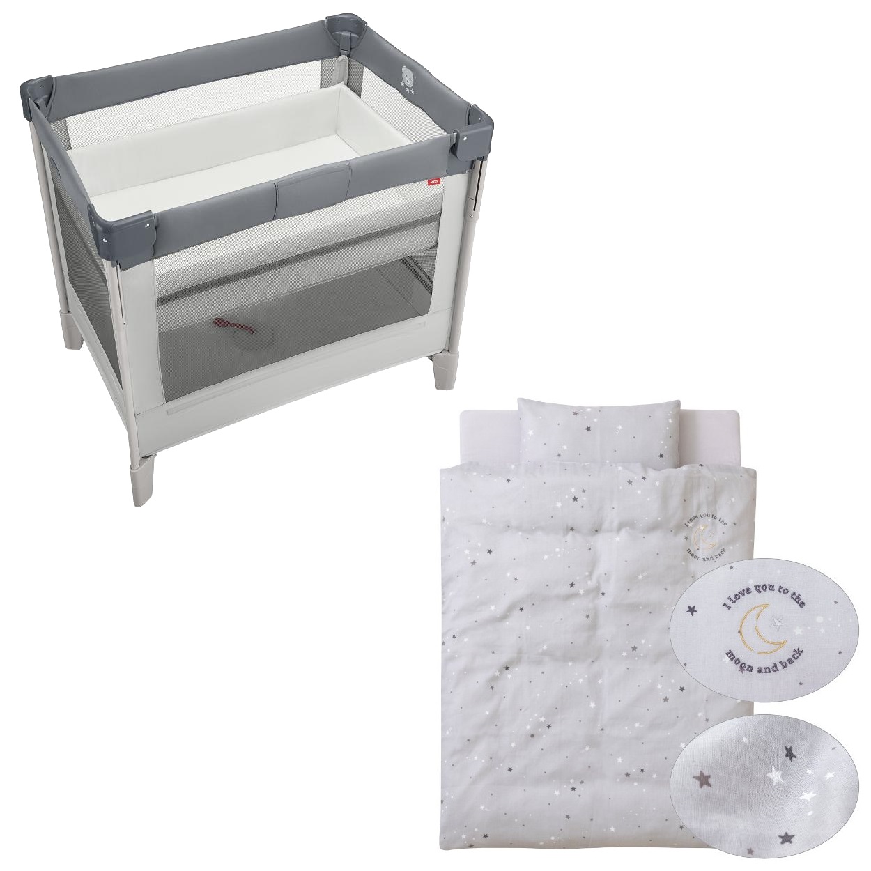 A-selection アップリカ ココネル エアー AB ホワイトグレー + 彌生