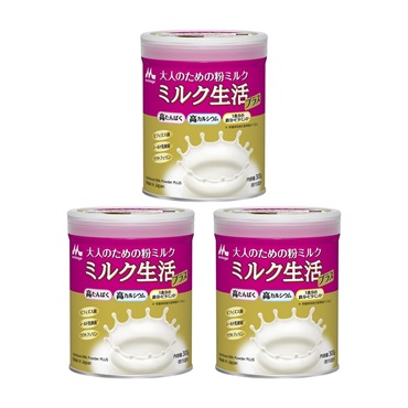 (ご予約商品) ミルク生活 プラス 300g まとめて3個 森永乳業