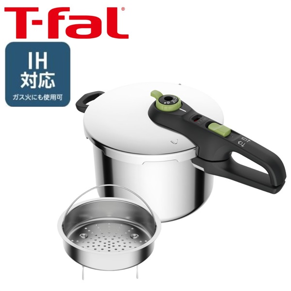 T-fal　圧力鍋　セキュア トレンディ　6.2L　IH対応( 6.2L)