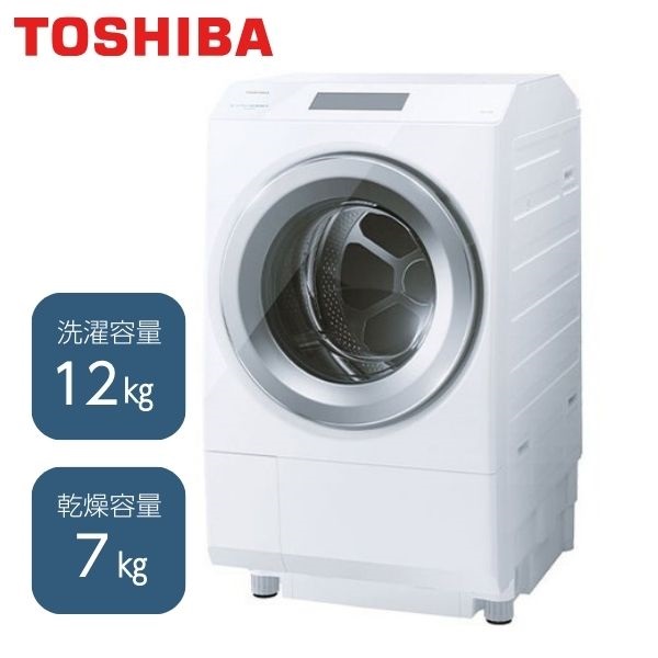 東芝　12kg洗いドラム式洗濯乾燥機　TW-127XP4L-W【標準配送料2000円＋標準設置料6000円別途】(TW-127XP4L(W))