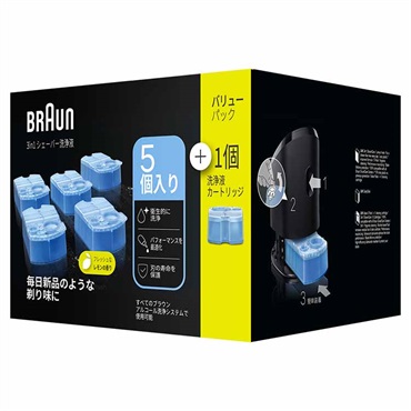 (従業員販売) ブラウン アルコール洗浄カートリッジ CCR5CR 5個+1個入 ブラウン Braun P&G