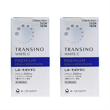 (従業員販売) トランシーノ ホワイトC プレミアム 270錠 まとめて2個 第一三共ヘルスケア 【第3類医薬品】