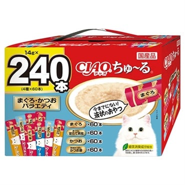 (従業員販売)CIAO ちゅ～る バラエティ 14g×240本 チャオ いなばペットフード