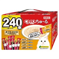 (従業員販売)CIAO ちゅ～る バラエティ 14g×240本 チャオ いなばペットフード(まぐろ・ささみバラエティ)