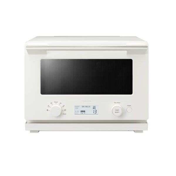 東芝　リベイクオーブンレンジ　赤外線センサー搭載　フラット庫内　20L　ER-RB10B-W(ER-RB10B-W)
