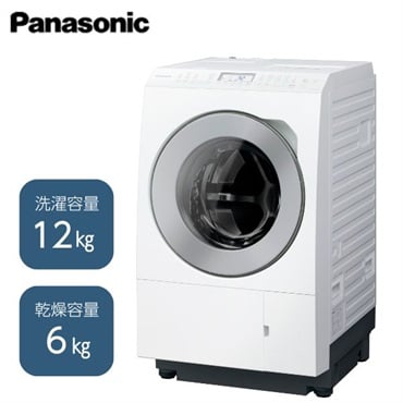 Panasonic　ドラム式洗濯機　NA-LX127EL-W【標準配送料2000円＋標準設置料6000円別途】