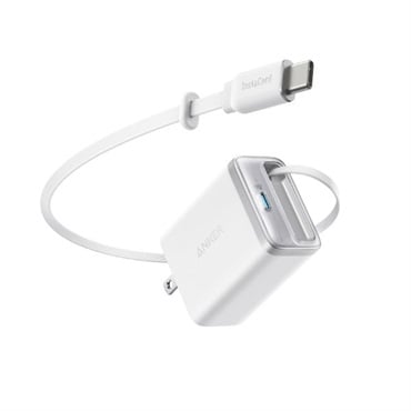 Anker　巻取り式 USB-Cケーブル充電器35W　Anker Nano Charger (35W) with Retractable USB-C Cable　A2658N21