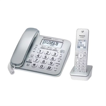 Panasonic　コードレス電話機（子機1台付き）　VE-GD28DL-S