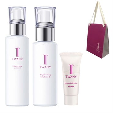 トワニー　ブライトニングローションN(本体)180ml＋エマルジョンN(本体)100ml　※特典付き　TWANY  カネボウ(Ⅲ＋Ⅱ)