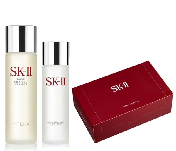 SK-II イオンスタイルオンライン限定セット / 化粧水  / ふき取り化粧水 / コットン /  sk2(エスケーツー)(230ml＋160ml＋100枚)