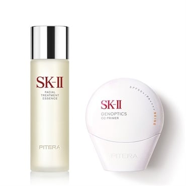 SK-II フェイシャル トリートメント エッセンス　230ml＋SK-II ジェノプティクス CC プライマー 30g/ 化粧水 / CCクリーム / sk2(エスケーツー)(ナチュラルベージュセット)