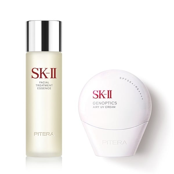 SK-II フェイシャル トリートメント エッセンス　230ml＋SK-II ジェノプティクス エアリー UV クリーム 30g / 化粧水 / UVクリーム / sk2(エスケーツー)(化粧水＋UVケア)