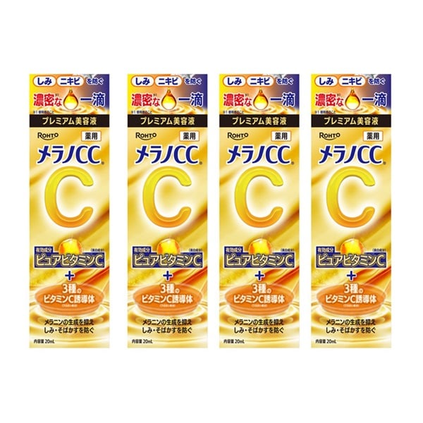 メラノCC 薬用 しみ 集中対策 プレミアム美容液 20ml　4個セット　 ロート製薬 【医薬部外品】(20ml×4個セット)