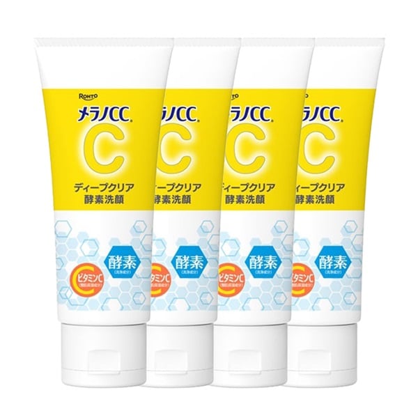 あ　　3点　・ローション・クリーム・CCナチュラル メラノCC ディープクリア 酵素洗顔 130g メラノCC 4個セット ロート