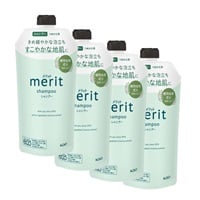 メリット シャンプー つめかえ用  4個セット 花王(4個セット)