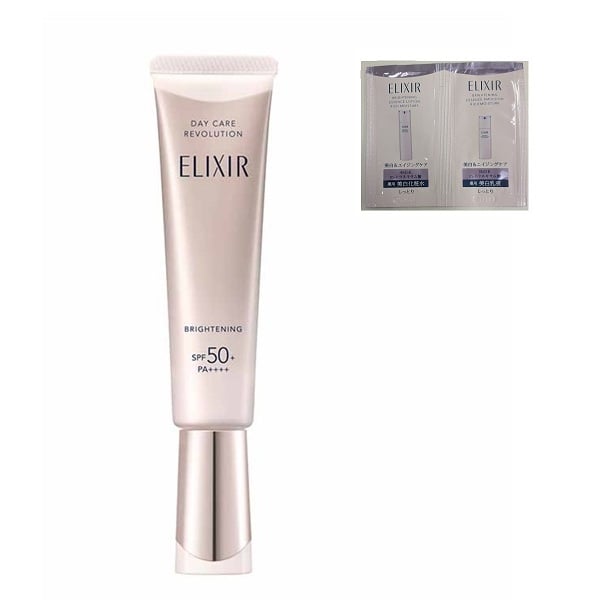 ELIXIR(エリクシール) デーケアレボリューション ブライトニング 35ml 美白ケア応援セット 資生堂(SPF50＋ (+ ba))