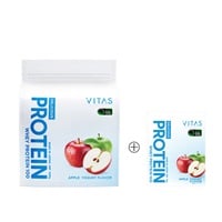 VITAS プロテイン WPC トライアル1食分付 450g+32g(リンゴヨーグルト風味)