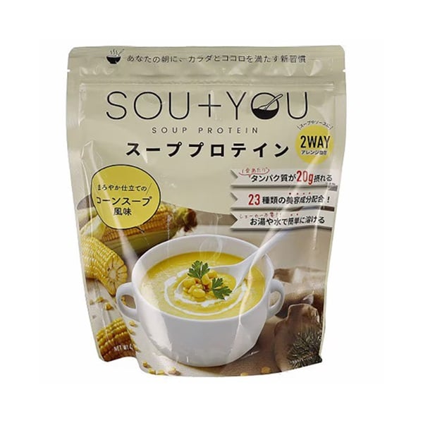 (ご予約商品) SOU+YOU スーププロテイン 420g MY ROUTINE(コーンスープ風味)
