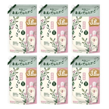 (ご予約商品)さらさ 柔軟剤 つめかえ 超ジャンボ ケース販売　1350ml×6個 P&G