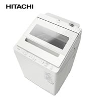 日立　インバーター8㎏洗濯機　BW-V80K-W【標準配送料2000円＋標準設置料4000円別途】(BW-V80K)
