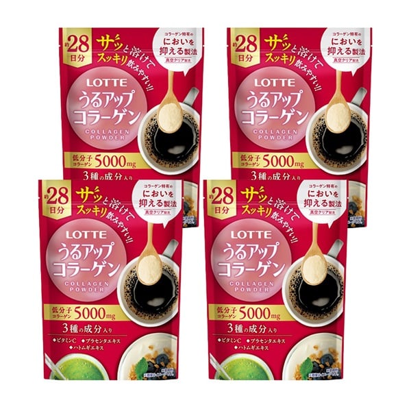(ご予約商品) うるアップコラーゲン 185g まとめて4個 ロッテ(185g×4個)