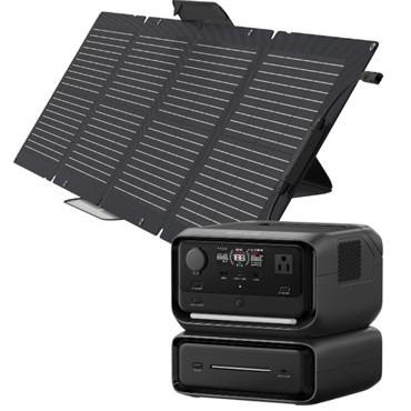 エコフロー　ポータブル電源　RIVER 3 Max＋ソーラーパネル110W　EFSOLAR110N