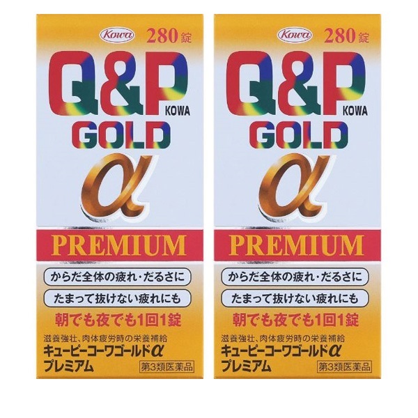 (ご予約商品) キューピーコーワ ゴールドαプレミアム 280錠 まとめて2個 興和 【第3類医薬品】(280錠×2個)