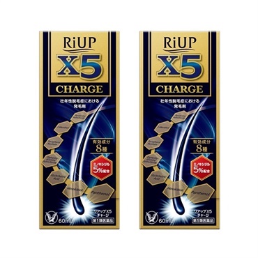 (ご予約商品) リアップ X5チャージ 60mL まとめて2個 大正製薬 【第1類医薬品】