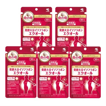 (ご予約商品) 発酵大豆イソフラボン エクオール 30日分 まとめて5個 小林製薬