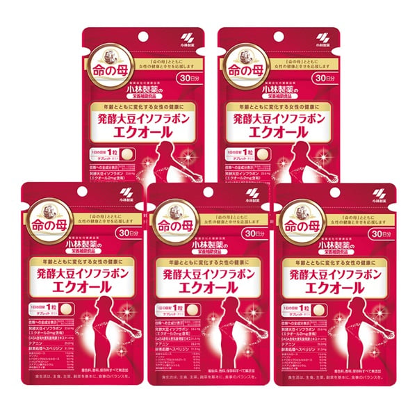 (ご予約商品) 発酵大豆イソフラボン エクオール 30日分 まとめて5個 小林製薬(30日分 (30粒)×5個)