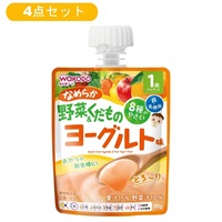 【4点セット】和光堂 1歳からのMYジュレドリンク なめらか野菜＆くだもの ヨーグルト味 ベビー飲料(2112344083859)