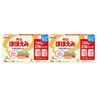 従業員予約会【2点セット】明治 ほほえみ 780g×2缶パック  0ヵ月～ 粉ミルク ベビー #