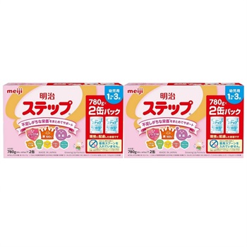 従業員予約会 【2点セット】明治 ステップ 2缶パック 780g×2缶 1歳頃～ フォローアップミルク 粉ミルク #(2112344084580)