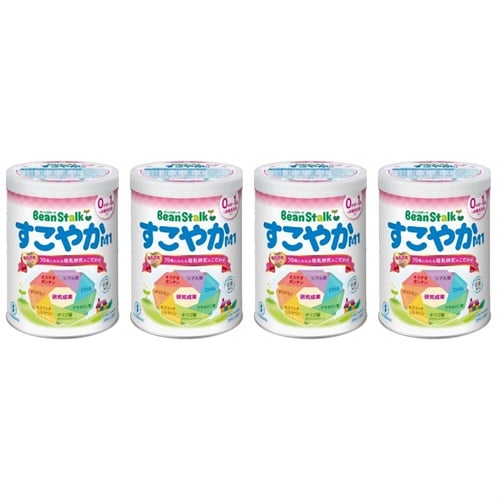 【2点セット】ビーンスターク すこやかM1 大缶 800g×2缶パック 粉ミルク 0か月～ #