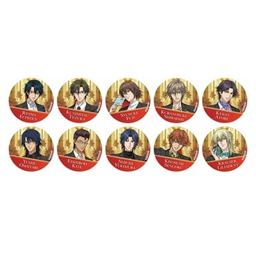 受注生産 3月下旬以降順次お届け 新テニスの王子様 缶バッジ 10種