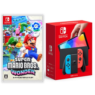Nintendo Switch(有機ELモデル)Joy-Con(L) ネオンブルー/(R) ネオン 