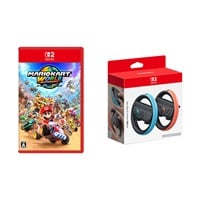 Nintendo Switch2 マリオカート ワールド +【BEE-A-BU2AA】Nintendo Switch 2 Joy-Con 2 ハンドル 2個セット BFネット先行セール