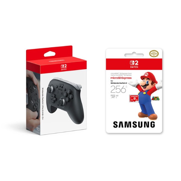 BEE-A-FSSKA】Nintendo Switch 2 Proコントローラー+Samsung microSD