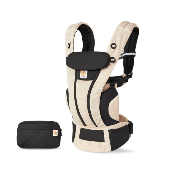 従業員特別販売 Ergobaby エルゴベビー OMNI Breeze ブラック＆ベージュカラーブロック 抱っこひも(2134900013841)