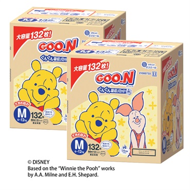 【2ケース】GOON  グーン ぐんぐん吸収パンツ Mサイズ 132枚入 ケース 紙おむつ #