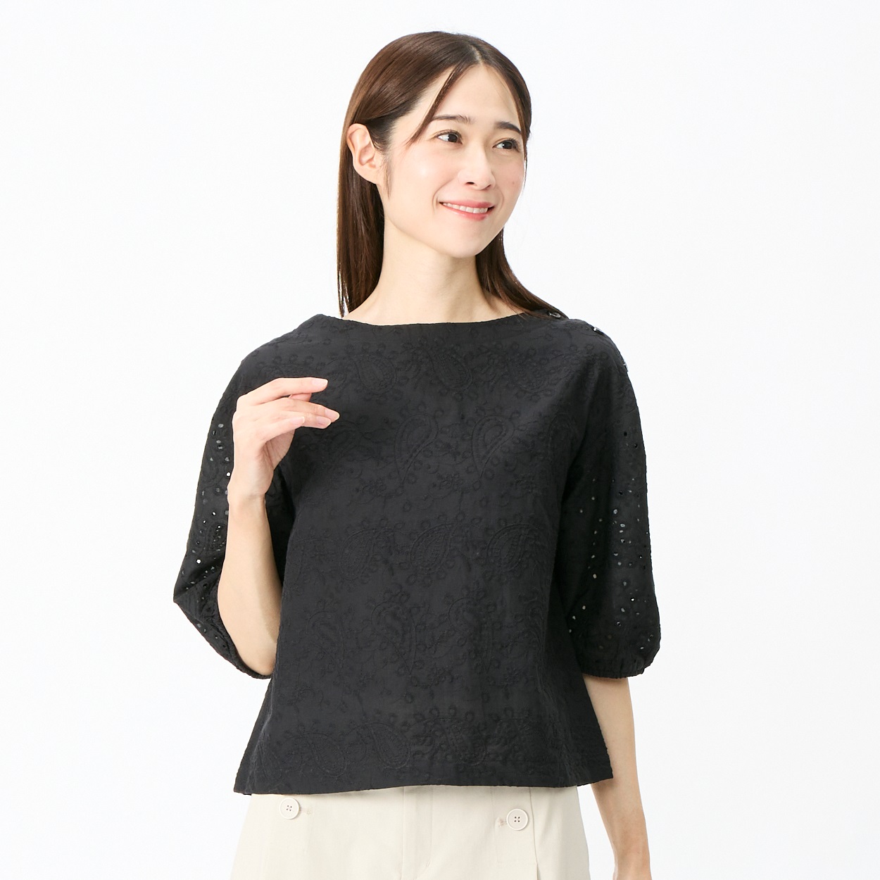 ブラウス ペイズリー刺繍 PART2 BY JUNKO SHIMADA(パート2 BY
