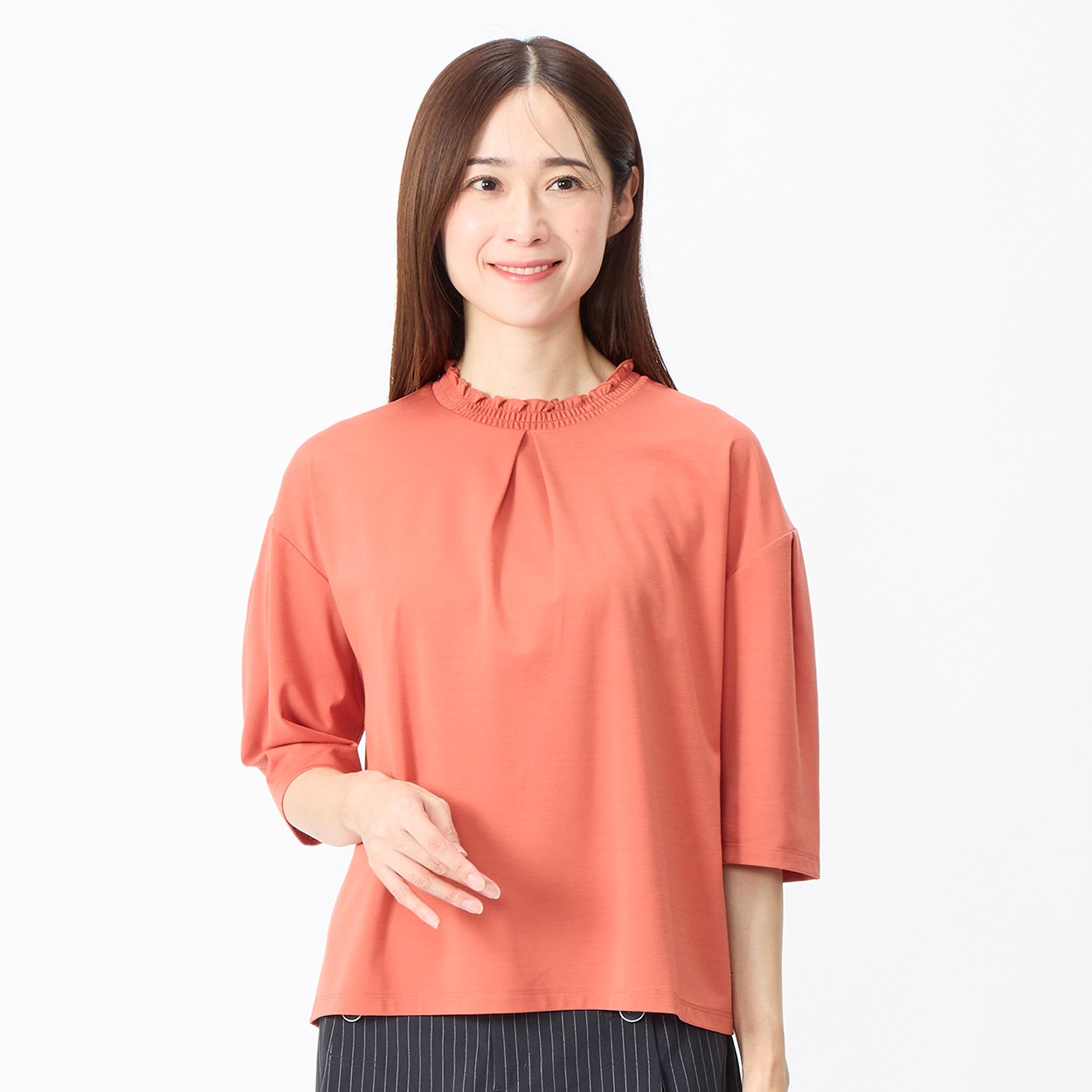 Tシャツ シャーリングネック PART2 BY JUNKO SHIMADA(パート2