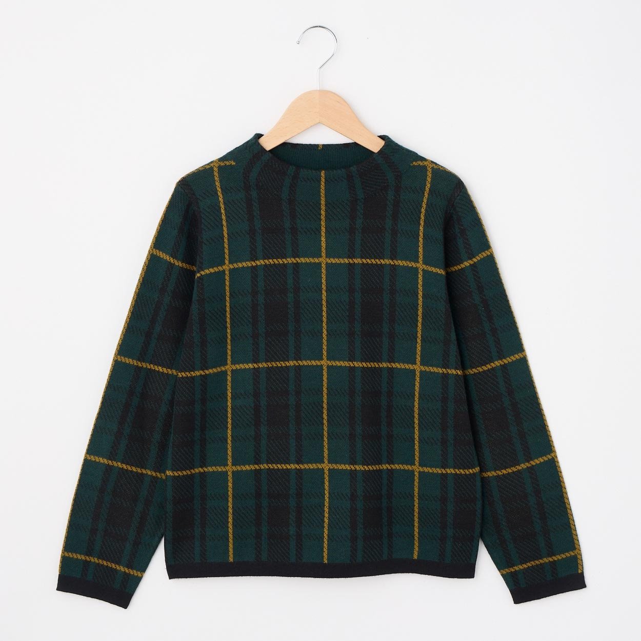 ニット チェックプルオーバー PART2 BY JUNKO SHIMADA(パート2