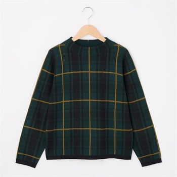 ニット チェックプルオーバー PART2 BY JUNKO SHIMADA(パート2