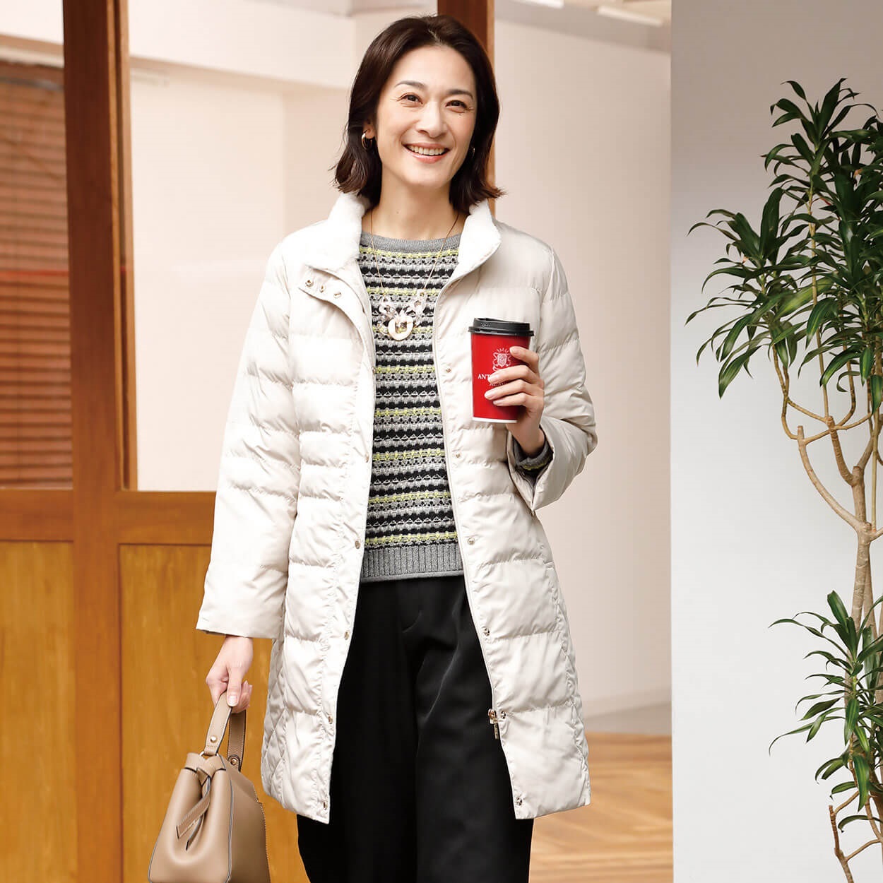 じゅんこ コート 中綿ロング丈 PART2 BY JUNKO SHIMADA(パート2 BY ジュンコ